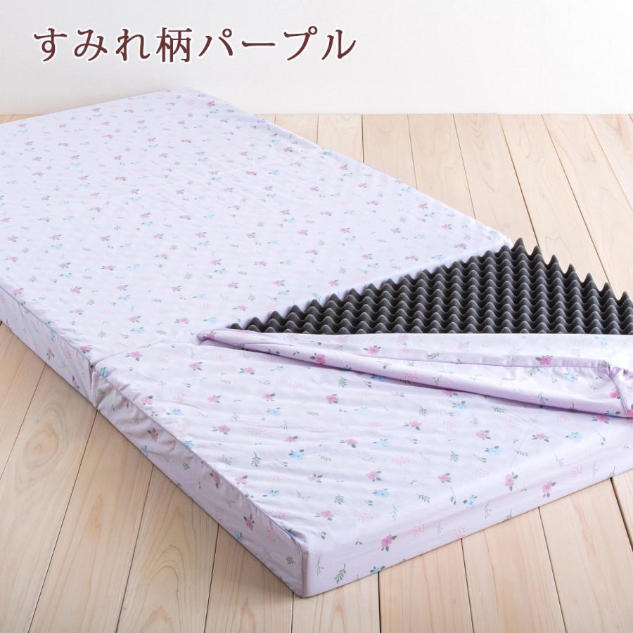 西川 マットレス ダブル三つ折り 敷布団 日本製 古布団回収orシーツ特典付 体圧分散 BISEI 敷き 9×140×200cm 硬め155n 160N | 西川 | 04