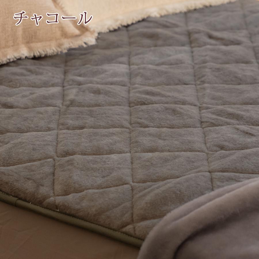 西川 敷きパッド セミダブル 日本製 泉大津 表地は天然素材ウール100％ ウール マイヤー敷きパッド ウォッシャブル ウール敷パッド | 西川 | 03