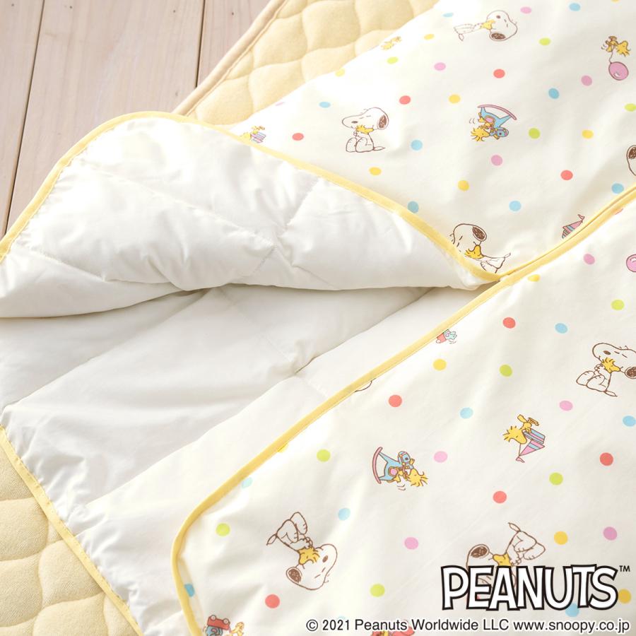 スリーパー 西川 子供用キッズかいまき ジュニア 西川リビング 羽毛 ダウンスリーパー 着丈100cm snoopy スヌーピー SPボンジュー|futontown|04