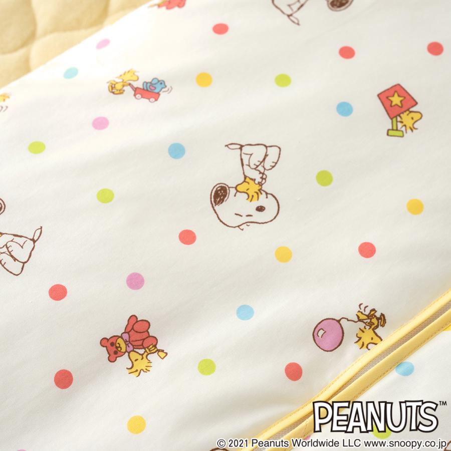 スリーパー 西川 子供用キッズかいまき ジュニア 西川リビング 羽毛 ダウンスリーパー 着丈100cm snoopy スヌーピー SPボンジュー|futontown|05