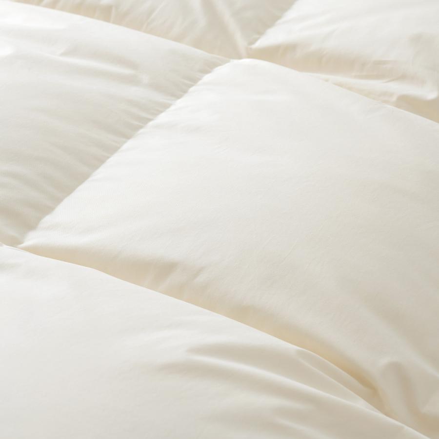 羽毛合掛ふとん ダブル 西川 ハンガリー産 マザーグースダウン93％ グース 増量1.1kg DP430 上質綿100％ 超長綿 羽毛合掛布団 春秋に丁度 | 西川 | 03