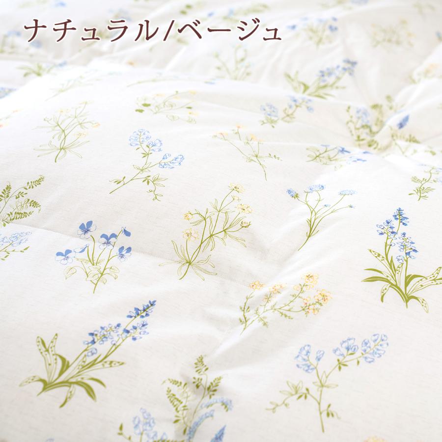 羽毛布団 シングル 西川 2枚合わせ ハンガリー産グース90% DP400 増量1.2k 綿100%生地 1年中 日本製 肌布団は洗える | 西川 | 14