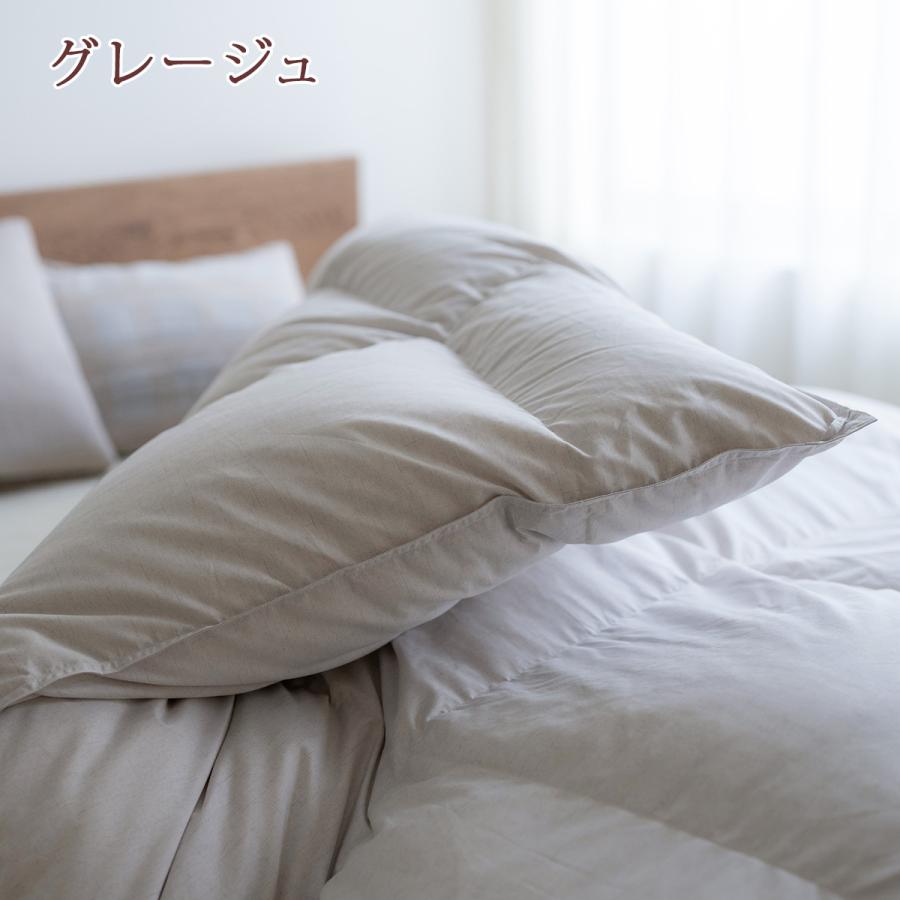 羽毛布団 セミダブル 大増量 1.6kg 厳選ホワイトダウン85% 西川掛布団カバー等特典付 ニューゴールドラベル コインランドリー 羽毛ふとん 日本製 冬用 厚手 | ブランド登録なし | 02