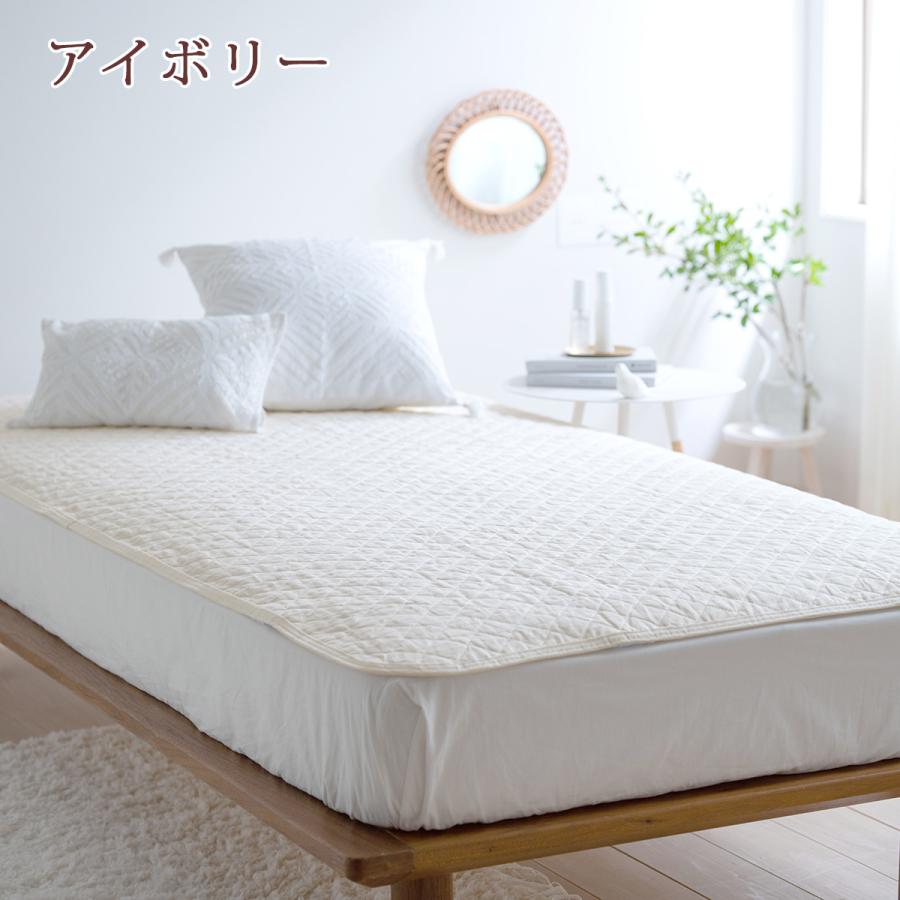敷きパッド  ワイドダブル 麻100 冷感 オール麻 フランスリネン 春 秋 夏用 涼感 麻100% 両面 リバーシブル 詰め物 ひんやり 天然素材 リバーシブル | ロマンス小杉 | 02