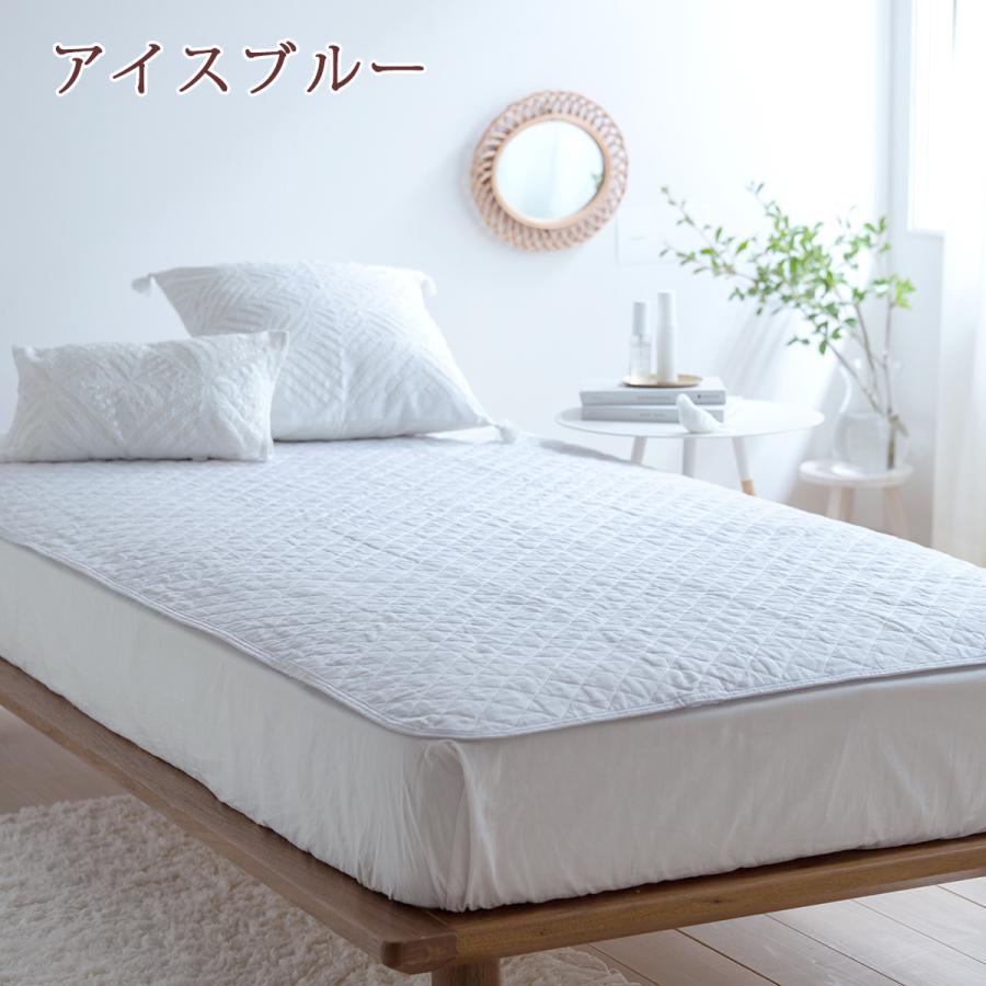 敷きパッド  ワイドダブル 麻100 冷感 オール麻 フランスリネン 春 秋 夏用 涼感 麻100% 両面 リバーシブル 詰め物 ひんやり 天然素材 リバーシブル | ロマンス小杉 | 05