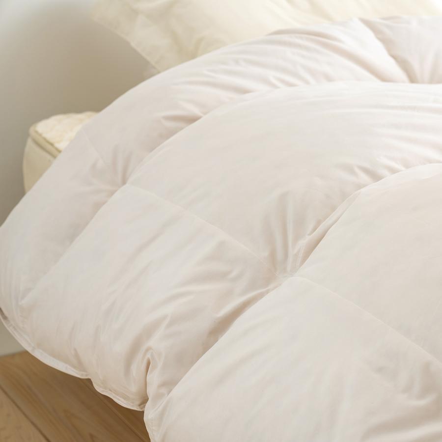 羽毛布団 シングル 厳選ダウン90% 超増量1.4kg 西川掛布団カバー特典付 抗菌 防臭 日本製 コインランドリー対応 冬用 | ロマンス小杉 | 05