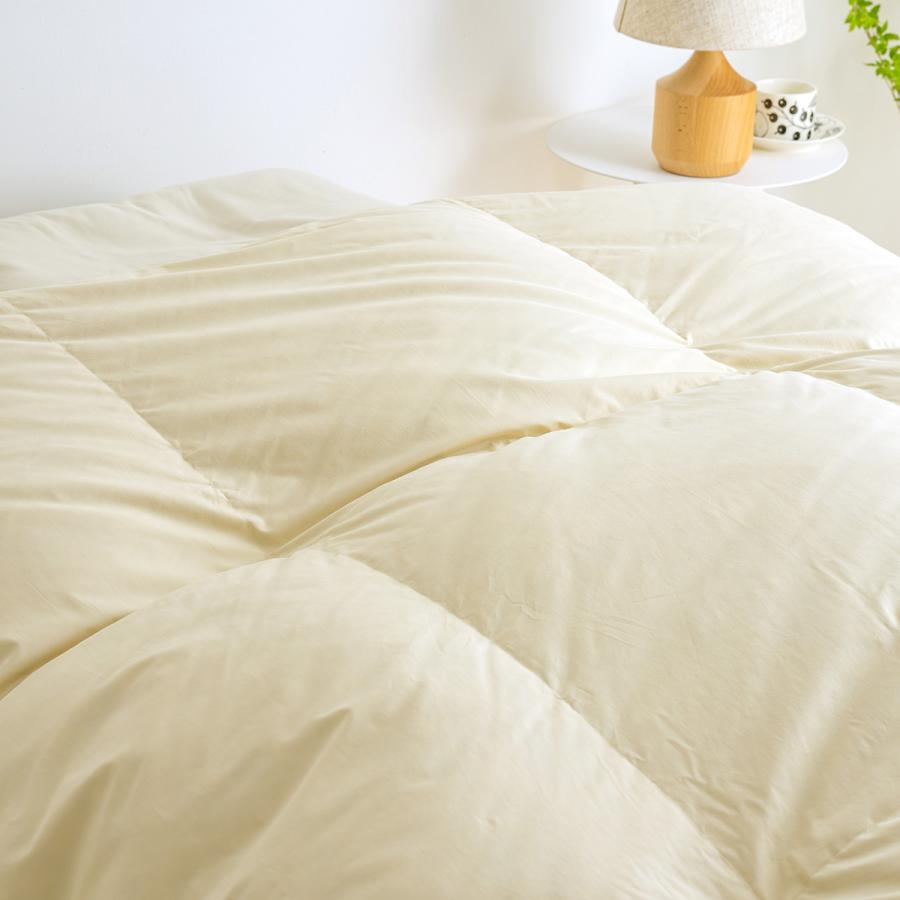 羽毛布団 クィーン ロマンス小杉 増量2.0kg ヨーロッパ産 グース ダウン95％ 二層式キルト DP440 日本製 抗菌 花粉ダニ対策 | ロマンス小杉 | 05