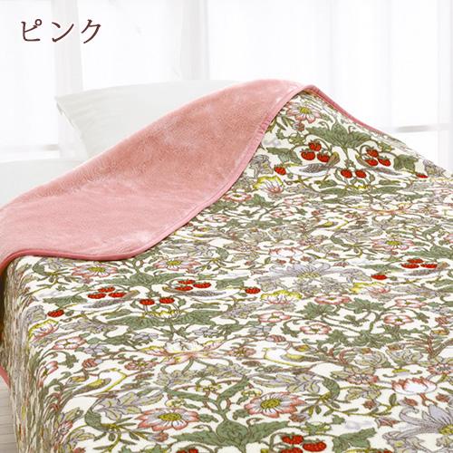 ロマンス小杉 毛布 シングル 2枚合わせ ウィリアム モリス V＆A