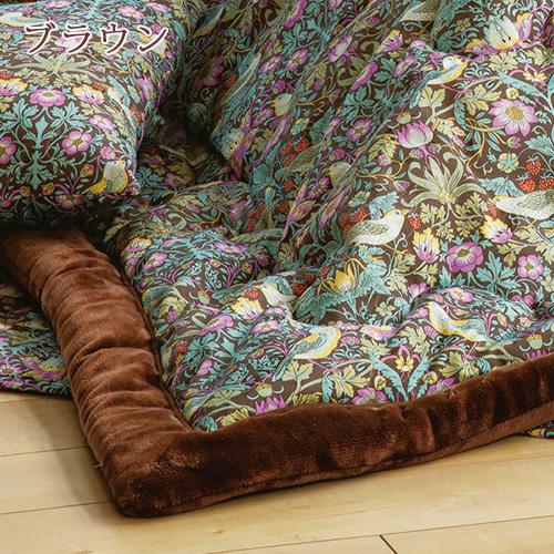 こたつ掛け 正方形 ロマンス小杉 V＆A ウィリアムモリス Strawberry Thief いちご泥棒 こたつ掛け布団 正方形 200&times;200