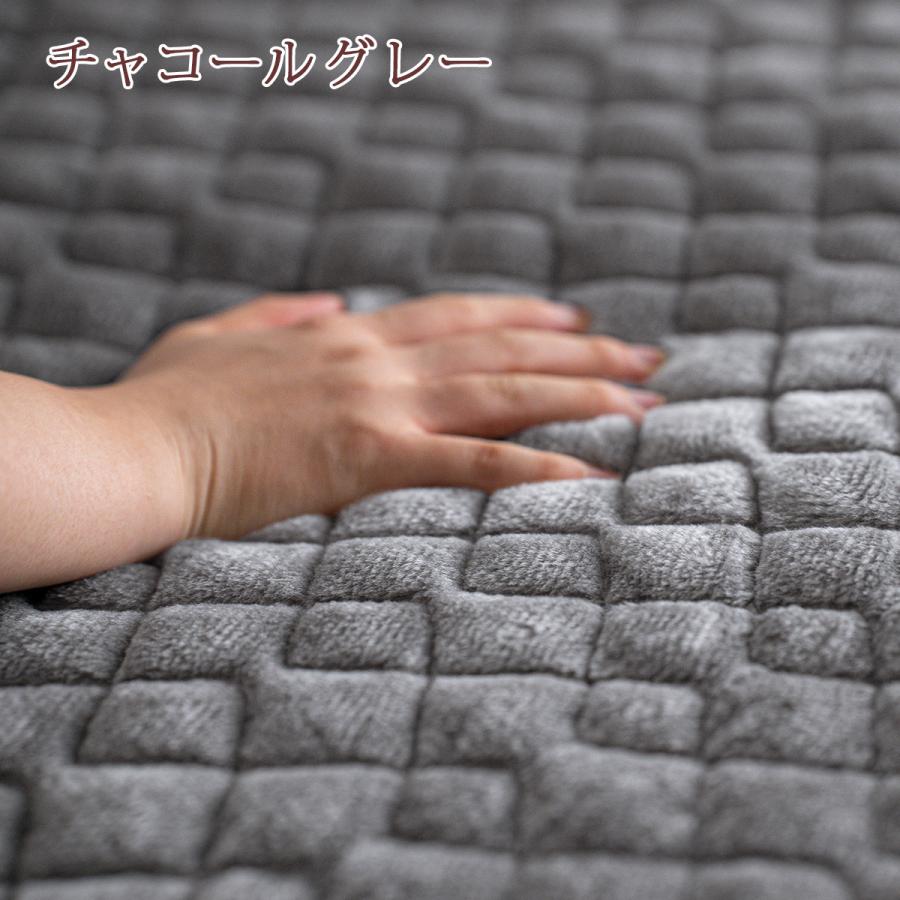 敷きパッド ダブルあったか 暖かい 秋 冬 冬用 吸湿発熱 日本製 アクリル レーヨン 敷パッド 敷きパット 洗える 静電気防止 あたたか | ブランド登録なし | 17