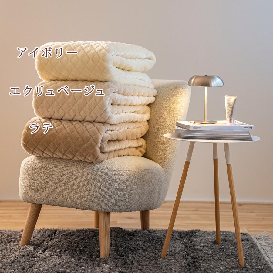 敷きパッド ダブルあったか 暖かい 秋 冬 冬用 吸湿発熱 日本製 アクリル レーヨン 敷パッド 敷きパット 洗える 静電気防止 あたたか | ブランド登録なし | 02