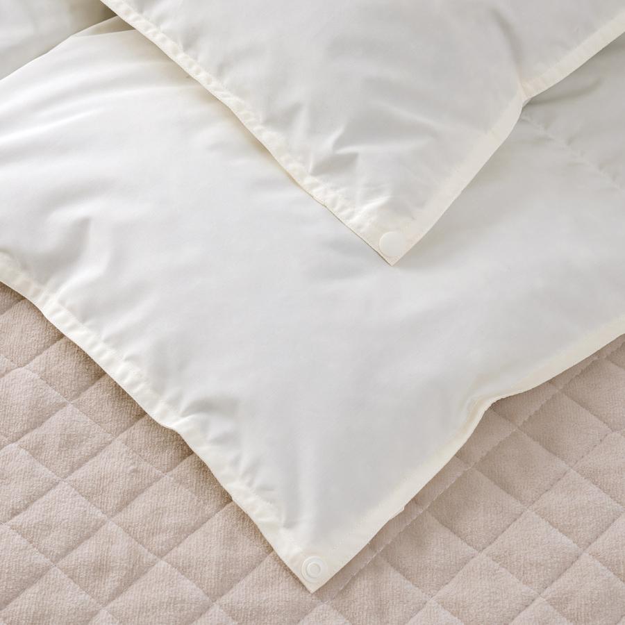 羽毛布団 2枚合わせ クイーン クイーンサイズ 西川 特典付 ハンガリー産 マザーグース95% グース DP460 大増量1.9kg 超長綿 1年中 オールシーズン | 西川 | 06