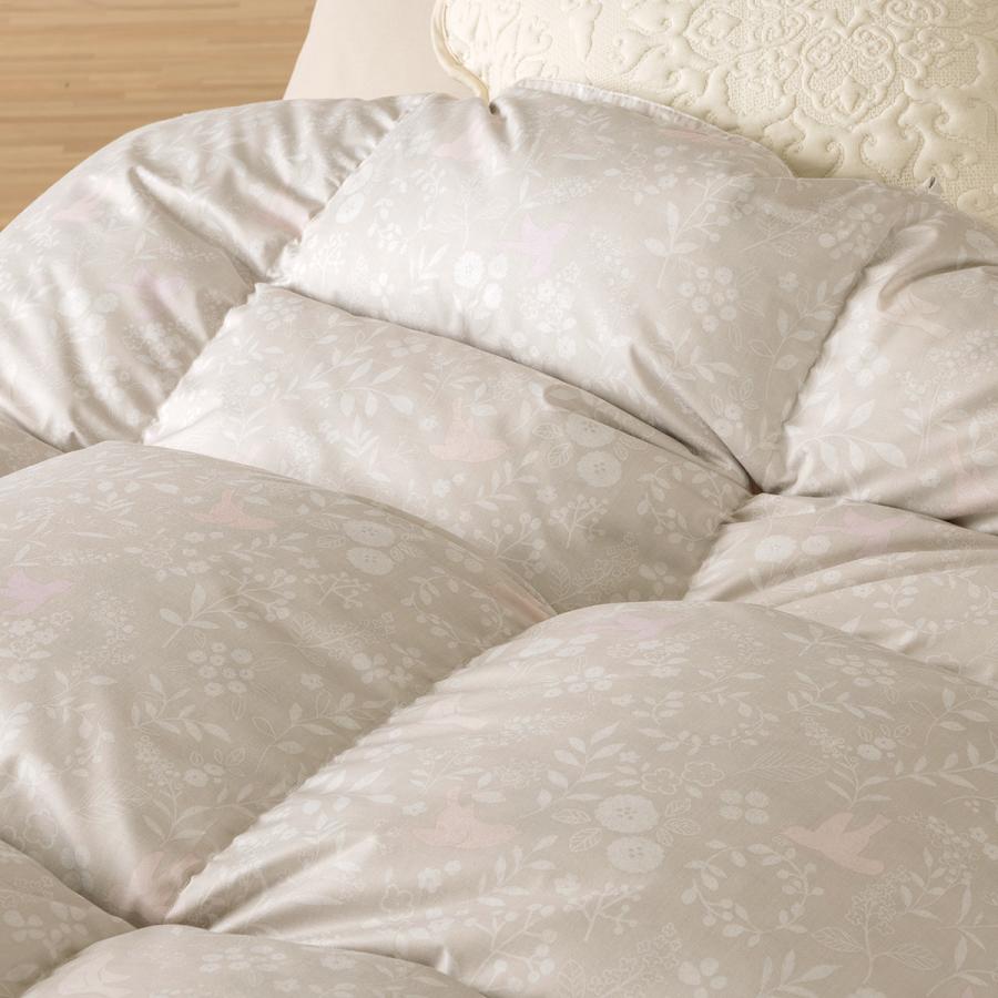 羽毛布団 ジュニア 西川 掛布団カバー等特典付 羽毛掛け布団 グース 1.0kg 西川リビング ハンガリー産マザーグース93％ DP430 135×185cm | 西川 | 06