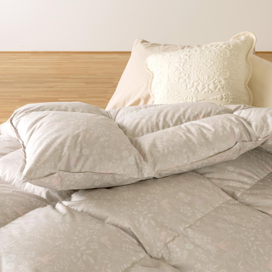 羽毛布団 ジュニア 西川 掛布団カバー等特典付 羽毛掛け布団 グース 1.0kg 西川リビング ハンガリー産マザーグース93％ DP430 135×185cm | 西川 | 08