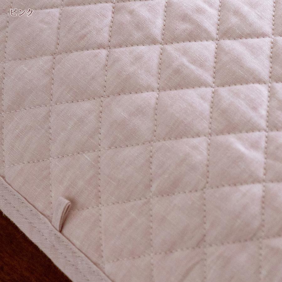 敷きパッド ジュニア 麻100 冷感 涼感 西川 夏用 麻100% 両面 リバーシブル 敷きパット ウォッシャブル 丸洗い 涼しい ひんやり 本麻敷きパッド | 西川 | 07