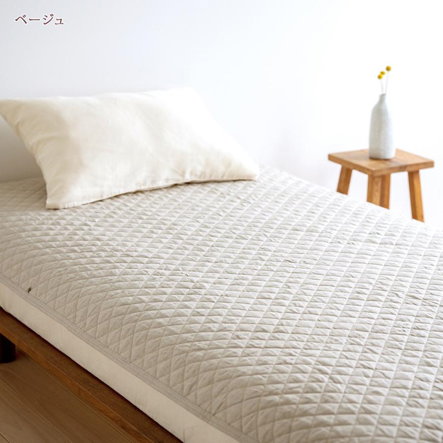 まとめ買い2枚組 敷きパッド ジュニアサイズ 麻100 冷感 夏 西川 麻100% 敷きパット ウォッシャブル 丸洗い 涼しい ひんやり 本麻 | 西川 | 02