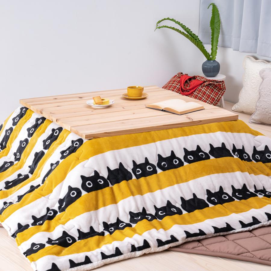 西川（nishikawa） こたつ掛け布団 長方形 薄型 マタノアツコ MEME