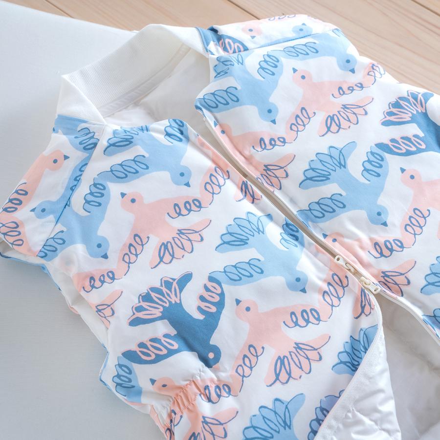 西川（nishikawa） スリーパー 子供用 キッズ かいまき ジュニア 羽毛