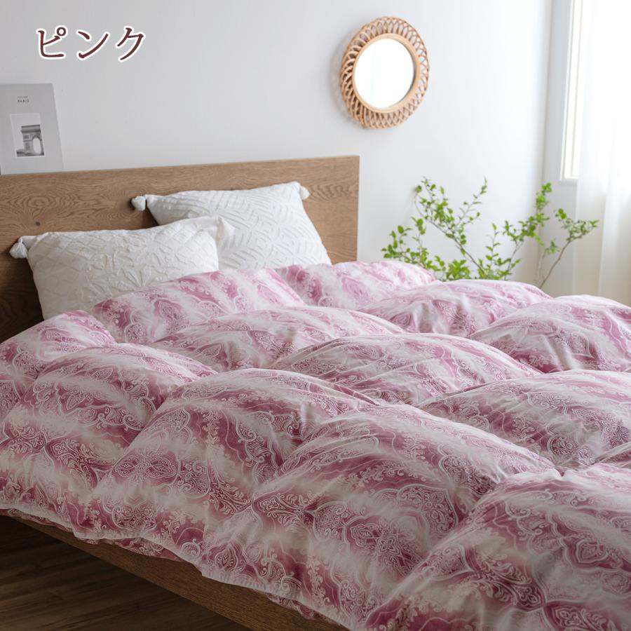 羽毛布団 シングル ダウン90% 増量1.2kg コインランドリー対応 西川 羽毛掛け布団 羽毛ふとん 冬用 暖か あったか 日本製 | 西川 | 05