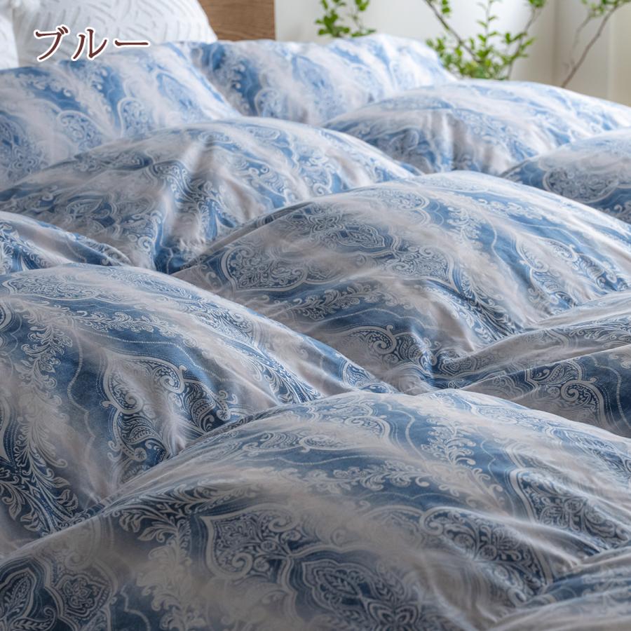 羽毛布団 シングル ダウン90% 増量1.2kg コインランドリー対応 西川 羽毛掛け布団 羽毛ふとん 冬用 暖か あったか 日本製 | 西川 | 08