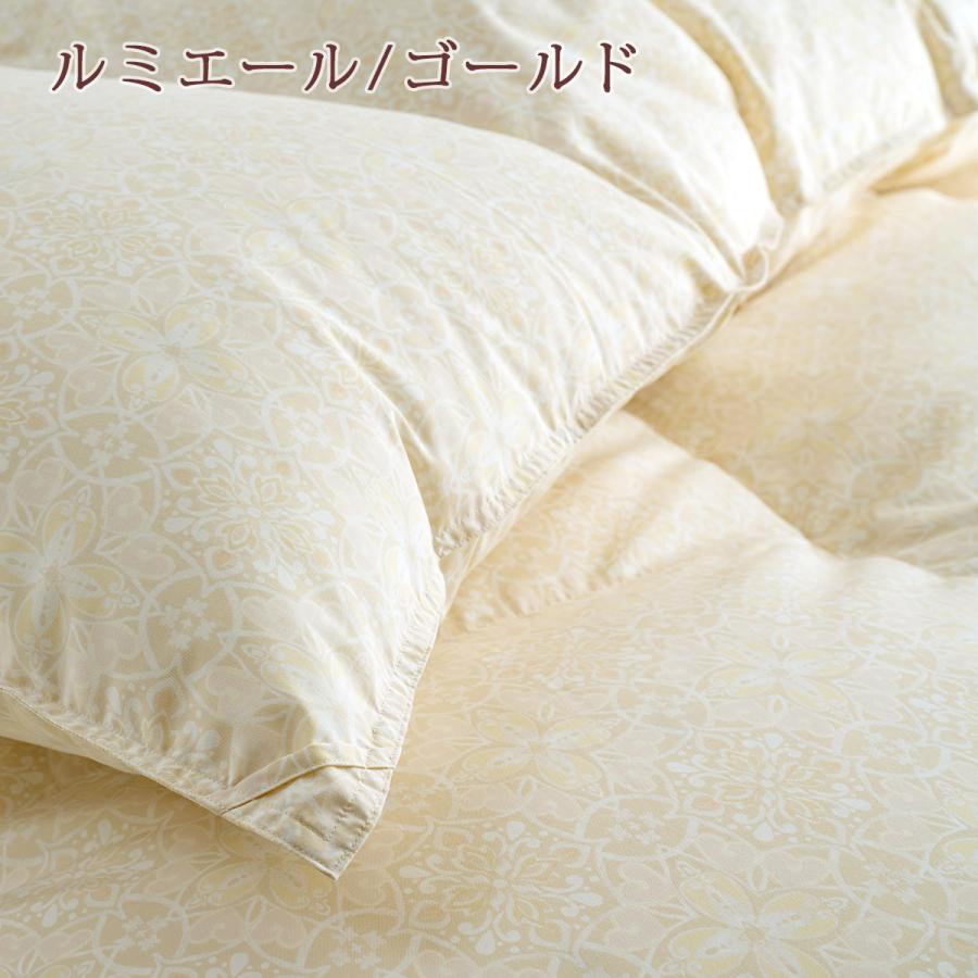 羽毛布団 セミダブル 昭和西川 ホワイトマザーグースダウン93% グース 1.5kg DP420 西川掛布団カバー等特典付 綿100％生地 超長綿 羽毛掛け布団 | 昭和西川 | 03