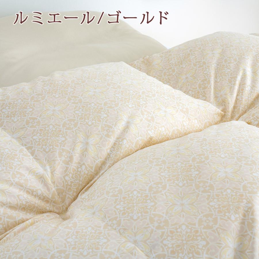 羽毛布団 セミダブル 昭和西川 ホワイトマザーグースダウン93% グース 1.5kg DP420 西川掛布団カバー等特典付 綿100％生地 超長綿 羽毛掛け布団 | 昭和西川 | 07