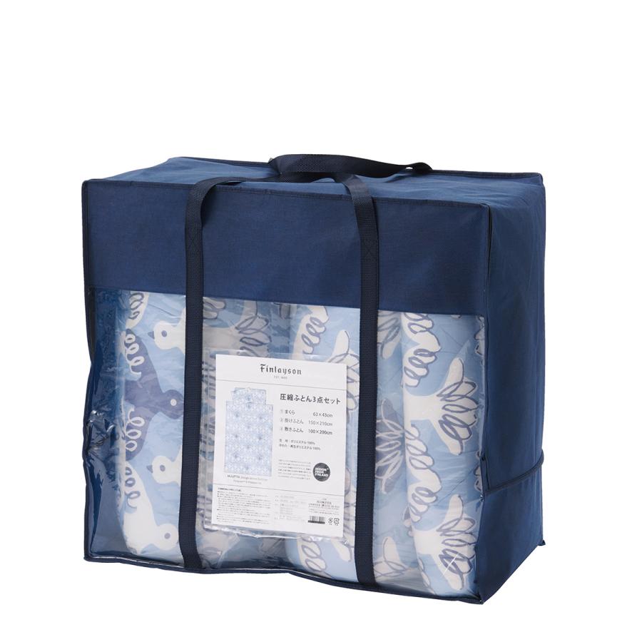 フィンレイソン 西川 布団セット シングル 西川産業 東京西川 合繊組布団3点セット ムート 圧縮 梱包 新生活応援 | 西川 | 08
