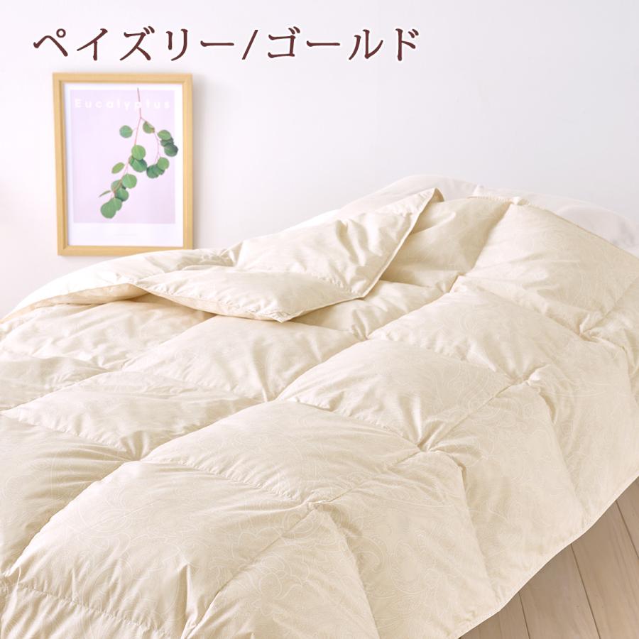 羽毛肌掛け布団 西川 ジュニア ダウンケット 子供用 介護用 洗える コインランドリー対応 イギリス産ホワイトダウン70%  羽毛布団 夏用 羽毛ふとん | 西川 | 03
