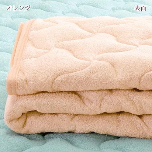 敷きパッド ダブル ロマンス小杉 綿100％ シンカーパイル 天竺ニット レーヨン100％ 敷きパット リバーシブル ベッドパ | ロマンス小杉 | 01