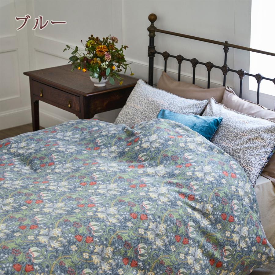 西川 冬用 掛け布団カバー ダブル 西川産業 東京西川 あったかカバー ウィリアムモリス ゴールデンリリー 冬用 綿100% 日本製 | 西川 | 05