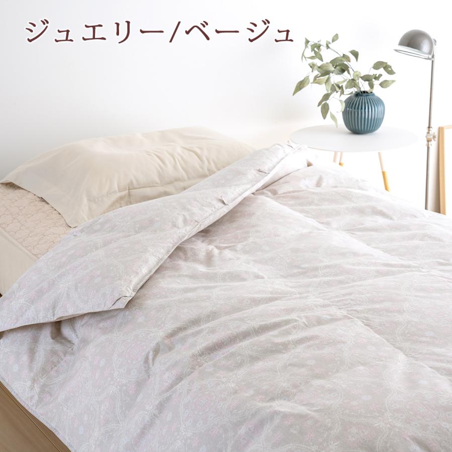 羽毛肌掛け布団 シングル 洗える 日本製 羽毛布団 夏用 ダウンケット ロマンス小杉 ダウン93% 0.3kg DP400 羽毛肌布団 抗菌 防臭加工 | ロマンス小杉 | 08