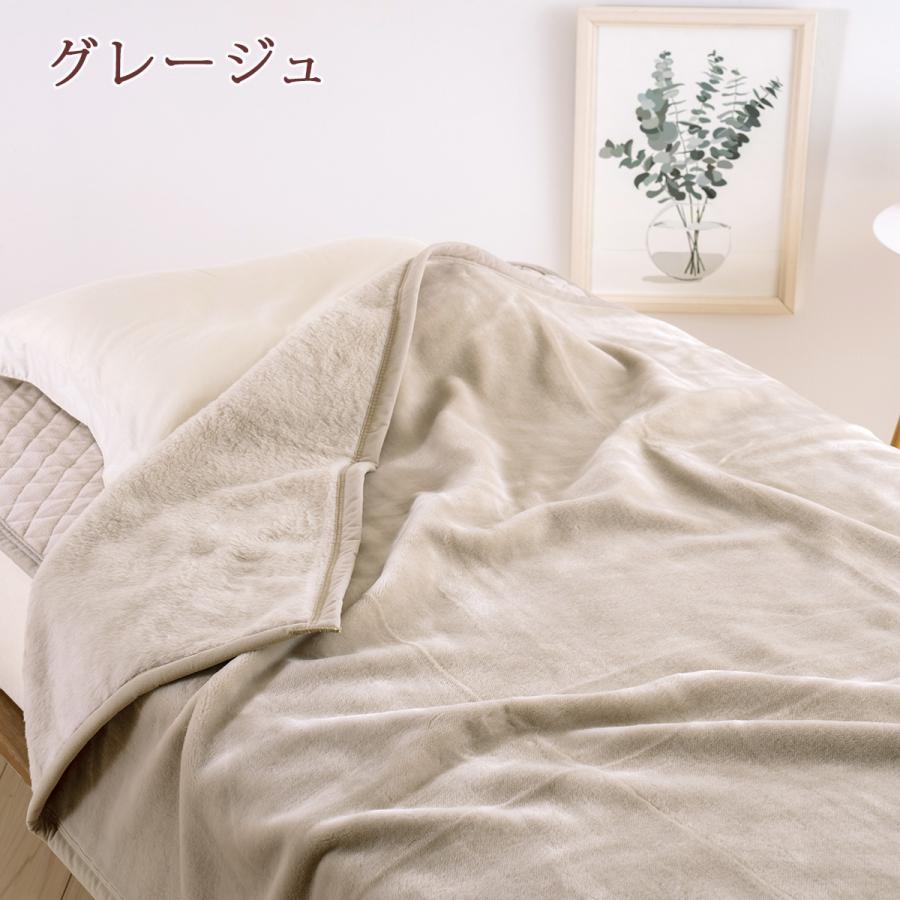 西川 毛布 シングルロング 長身用 抗菌 シングル ロングサイズ 230cm アクリルニューマイヤー毛布 毛羽部分アクリル100% 軽量毛布_2