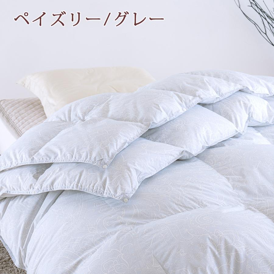 羽毛布団 西川 セミダブル 2枚合わせ 大増量1.5kg フランス産ダウン90％ DP400 日本製 洗える コインランドリー 2枚合せ | 西川 | 02