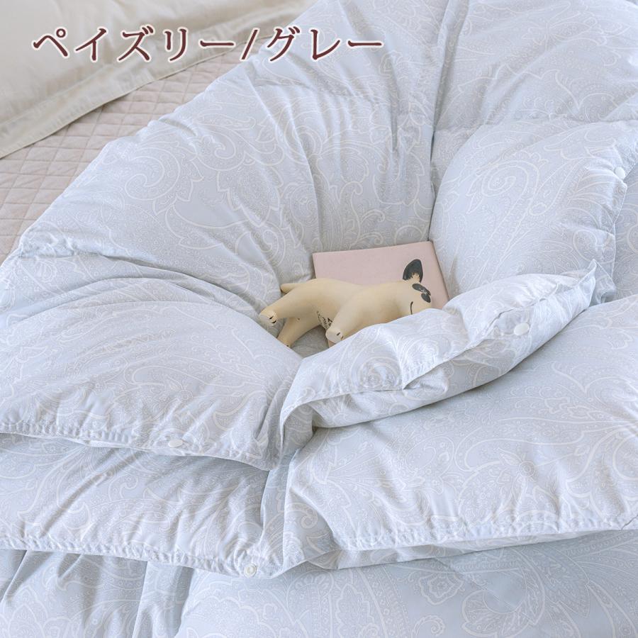 羽毛布団 西川 セミダブル 2枚合わせ 大増量1.5kg フランス産ダウン90％ DP400 日本製 洗える コインランドリー 2枚合せ | 西川 | 06