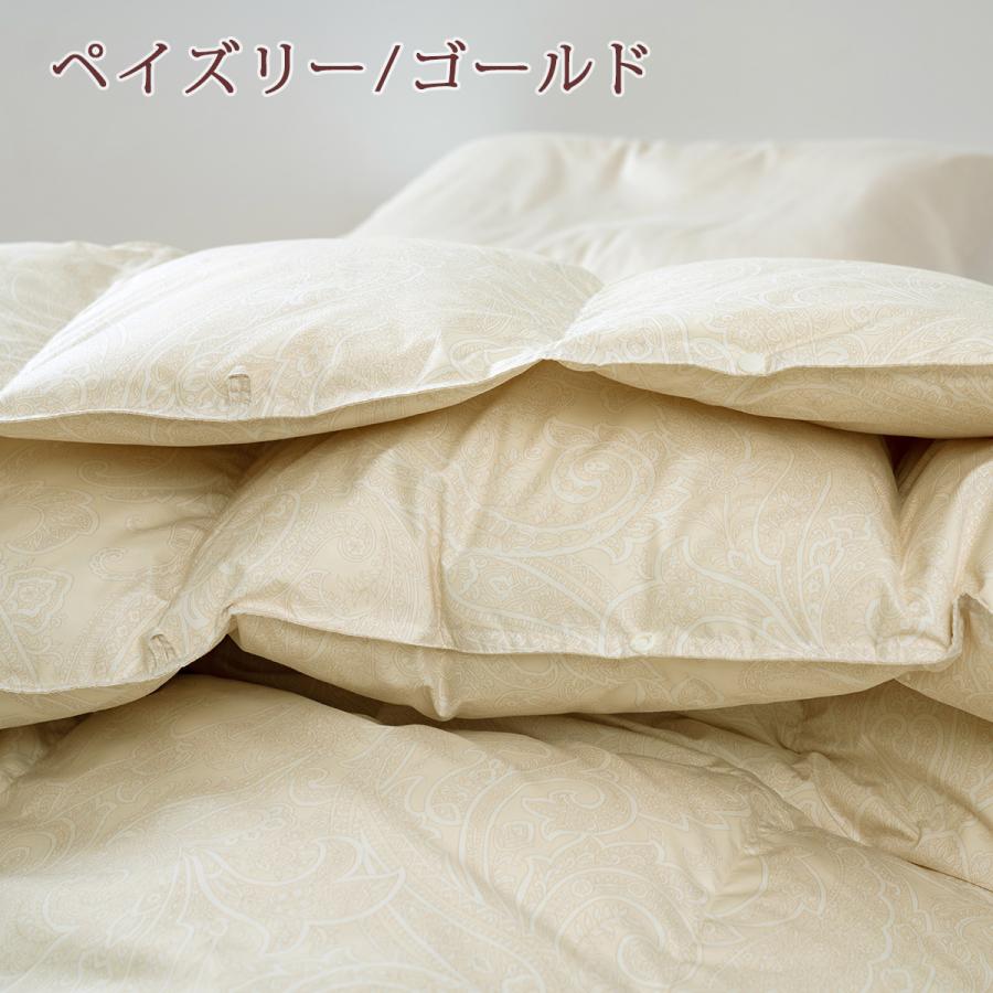 羽毛布団 2枚合わせ セミダブル 西川 厳選ダウン90％ 合掛け1.0kg 肌掛け0.4kg 日本製 抗菌 洗える コインランドリー対応 2枚合せ 二枚合わせ | 西川 | 11