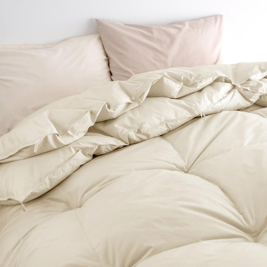 羽毛布団 クィーン ロマンス小杉 2枚合わせ 1年中 ポーランド産ホワイトグースダウン90% 増量1.2+0.7kg | ロマンス小杉 | 01