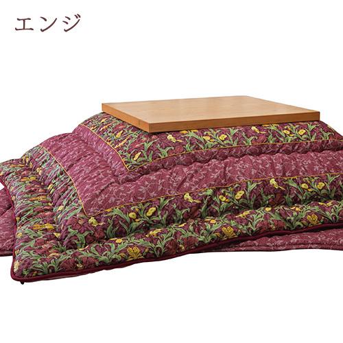 こたつ掛け 正方形 ロマンス小杉 V＆A ウィリアムモリス Iris アイリス こたつ掛け布団 正方形 205×205 | ロマンス小杉 | 05