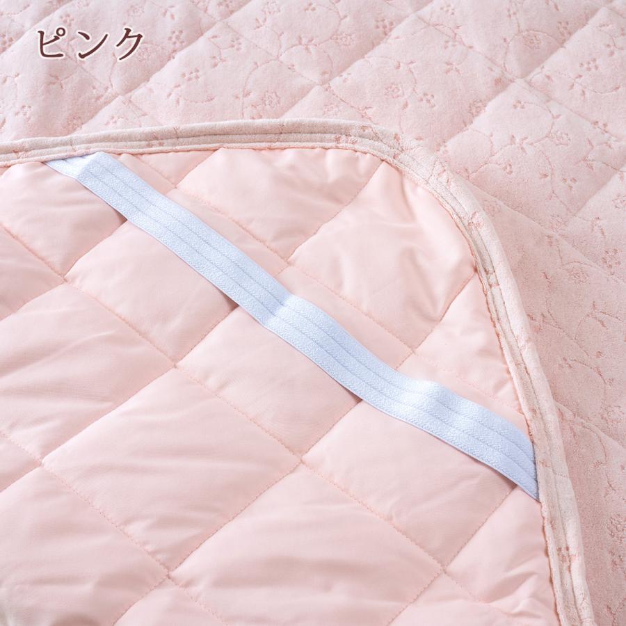 ロマンス小杉 敷きパッド ダブル 吸湿発熱素材使用 表生地 綿100