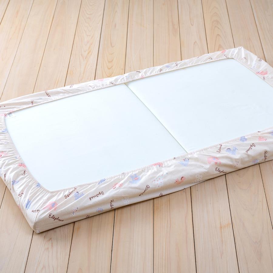 ベビー布団カバー 西川 日本製 綿100% 固綿敷布団用 シーツ 70×120cm 用 ベビー用 ベビー 敷き布団カバー フィットシーツ | 西川 | 03
