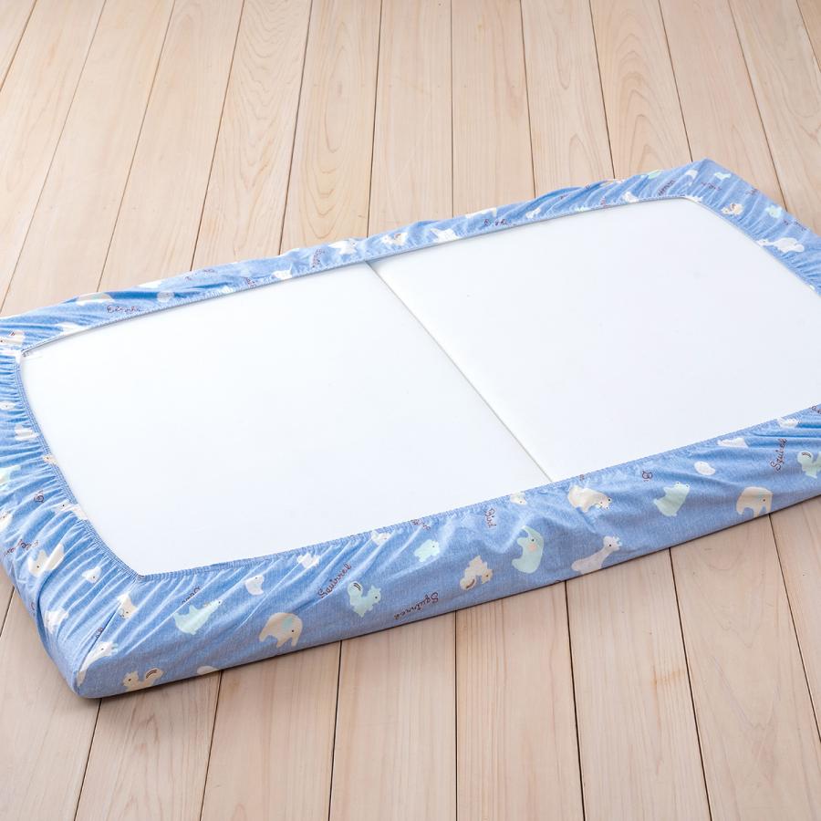 ベビー布団カバー 西川 日本製 綿100% 固綿敷布団用 シーツ 70×120cm 用 ベビー用 ベビー 敷き布団カバー フィットシーツ | 西川 | 04