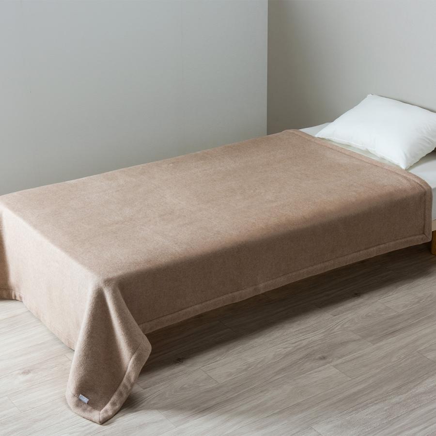 東京西川 カシミヤ毛布 毛布 ダブル 日本製 毛羽部分 カシミヤ100% ヘムまでカシミヤ四方額縫製 『ふんわり1.5kg』吸湿発散性 西川 | 西川 | 02