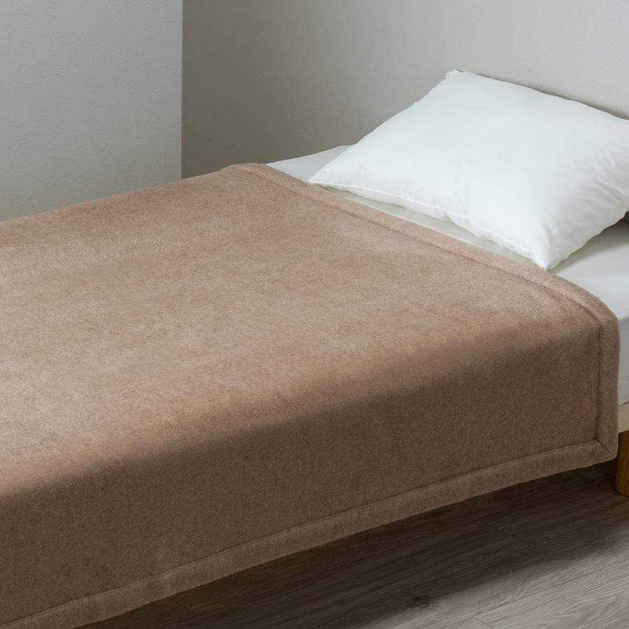 東京西川 カシミヤ毛布 毛布 ダブル 日本製 毛羽部分 カシミヤ100% ヘムまでカシミヤ四方額縫製 『ふんわり1.5kg』吸湿発散性 西川 | 西川 | 03