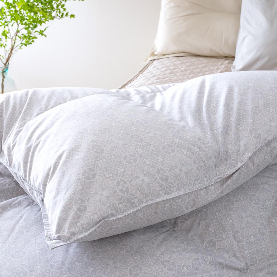 特別プレゼント 羽毛布団 シングル 昭和西川 ハンガリー産ホワイトマザーグースダウン93% 西川掛け布団カバー特典 グース 増量1.3kg DP430 綿100％ 二層式キルト | 昭和西川 | 03