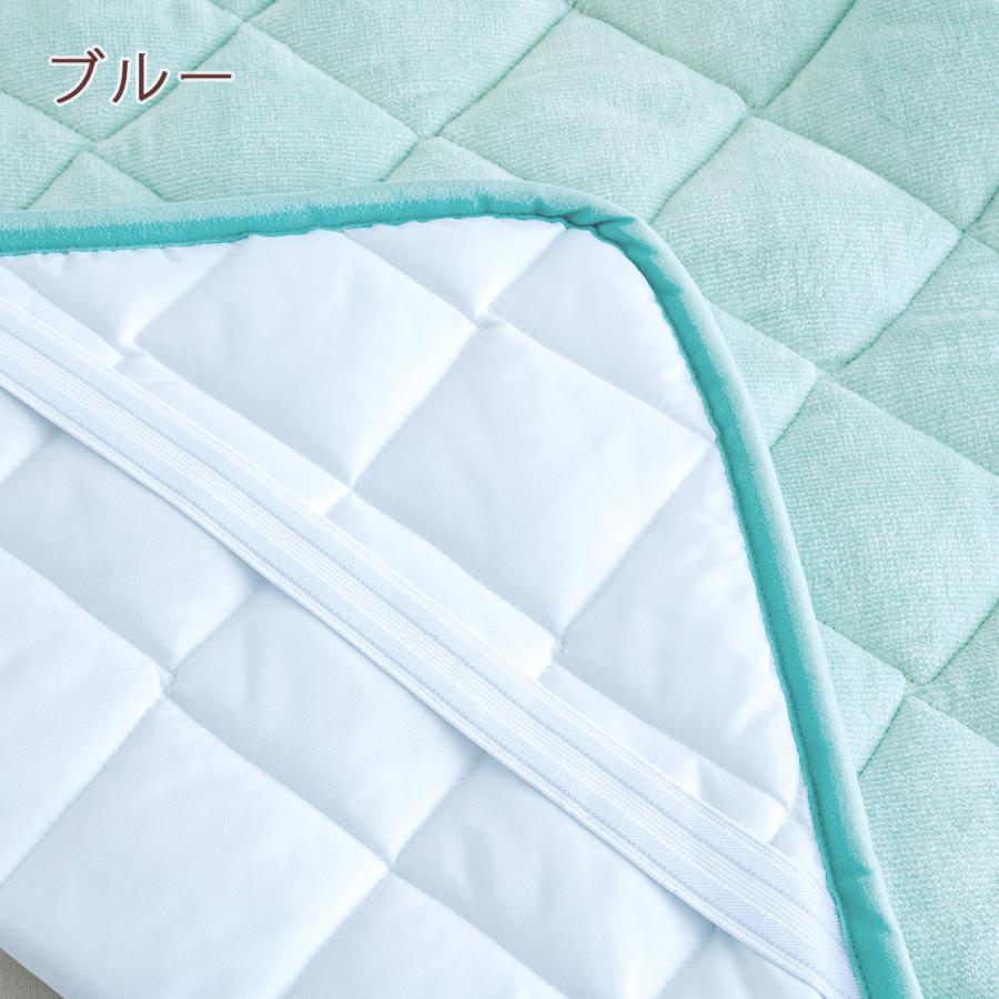 爆買 敷きパッド ダブル ロマンス小杉 日本製 遠赤わた 遠赤綿入り セラミック あったか 冬用 敷きパット 敷パッド ベッドパッド ダブルサ | ロマンス小杉 | 03