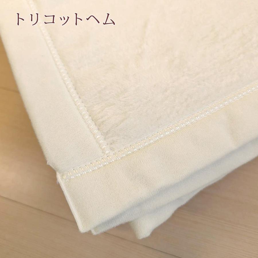 西川（nishikawa） シルク毛布 シングル 日本製 東京西川 毛羽部分