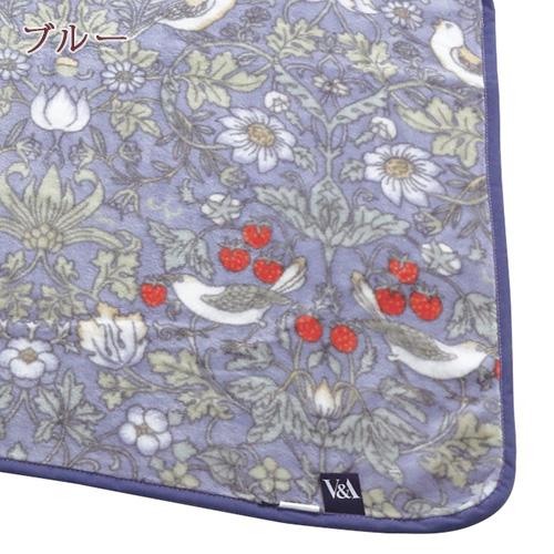 V&A ウィリアム モリス ハーフケット いちご泥棒 100×140cm ハーフケット 日本製 ロマンス小杉 毛羽部分 綿100% | ロマンス小杉 | 03