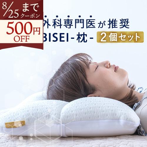 枕 43×63cm 西川 肩こり 首こり 横向き寝 整形外科医推奨 パイプ 高さ調節 高め 低め ウォッシャブル まくら 洗える ビセイ BISEI | 西川