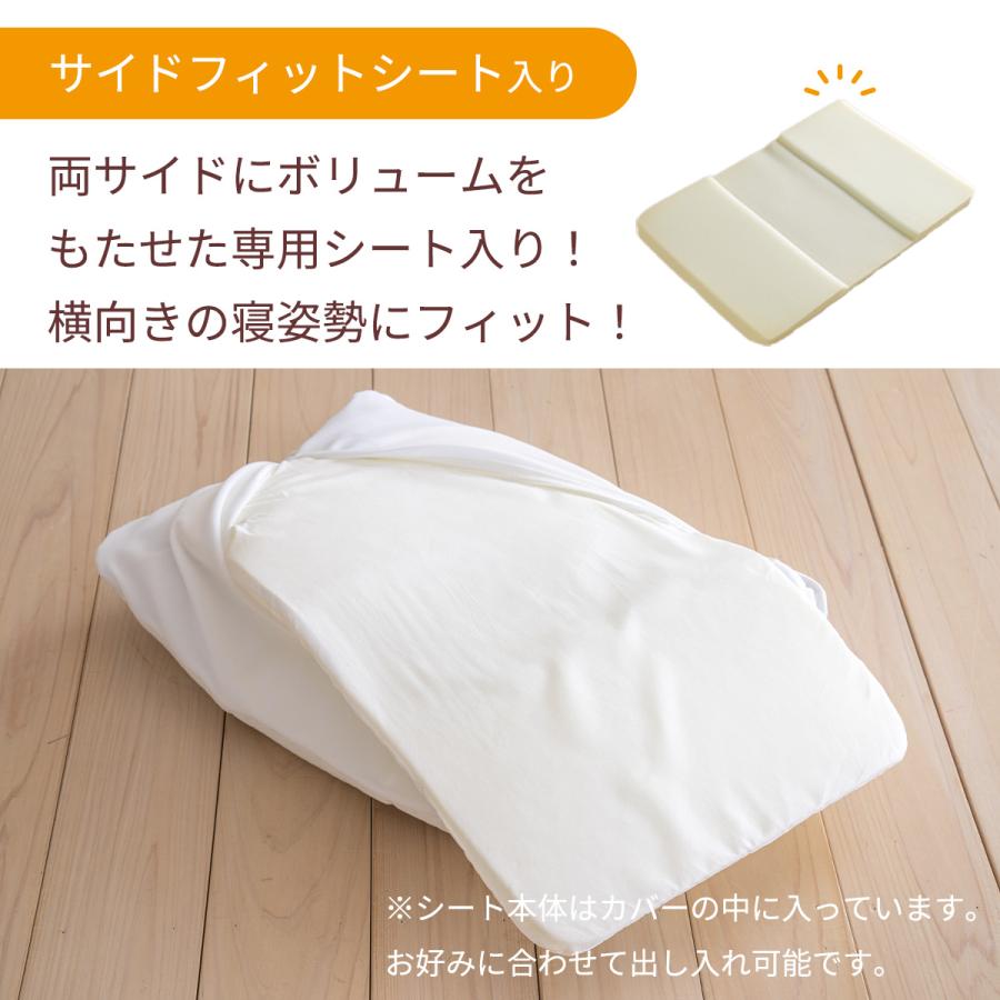 枕 43×63cm 西川 肩こり 首こり 横向き寝 整形外科医推奨 パイプ 高さ調節 高め 低め ウォッシャブル まくら 洗える ビセイ BISEI | 西川 | 04