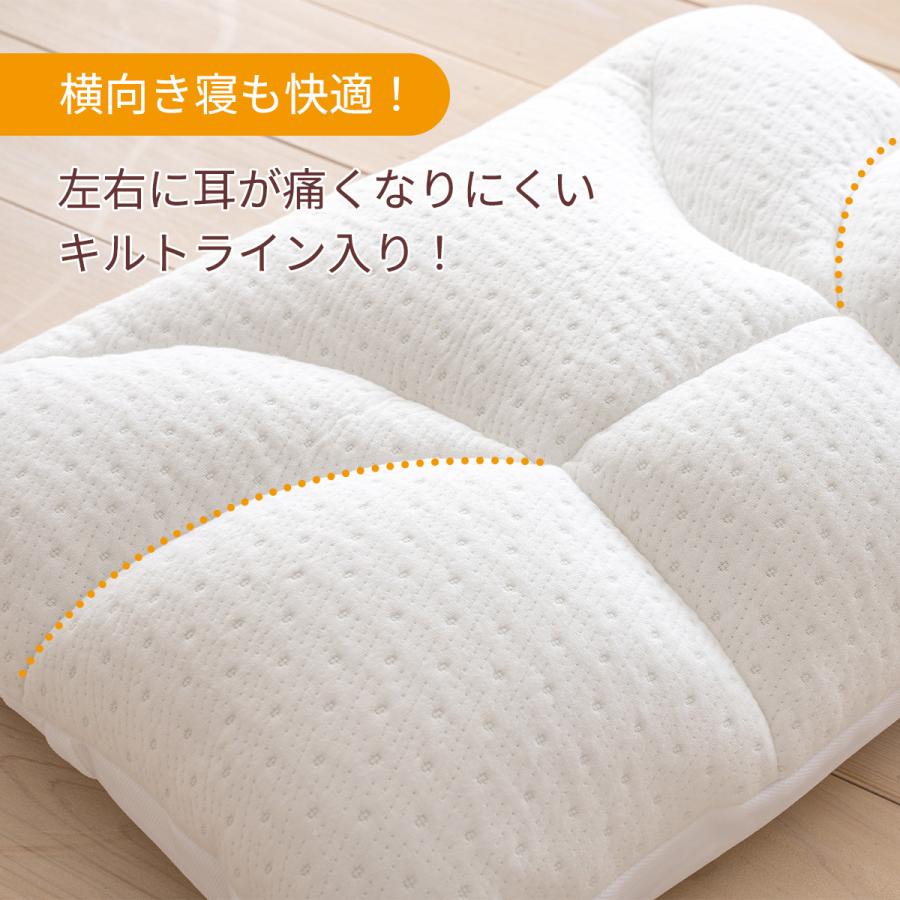 枕 43×63cm 西川 肩こり 首こり 横向き寝 整形外科医推奨 パイプ 高さ調節 高め 低め ウォッシャブル まくら 洗える ビセイ BISEI | 西川 | 05