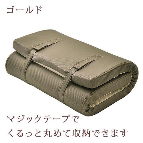 敷布団 ダブル 西川 RAKURA ラクラ 圧縮梱包 コンパクト 健康敷布団 西川リビング 洗える側生地 敷き布団 硬め 155N 厚さ90ミリ | 西川 | 04